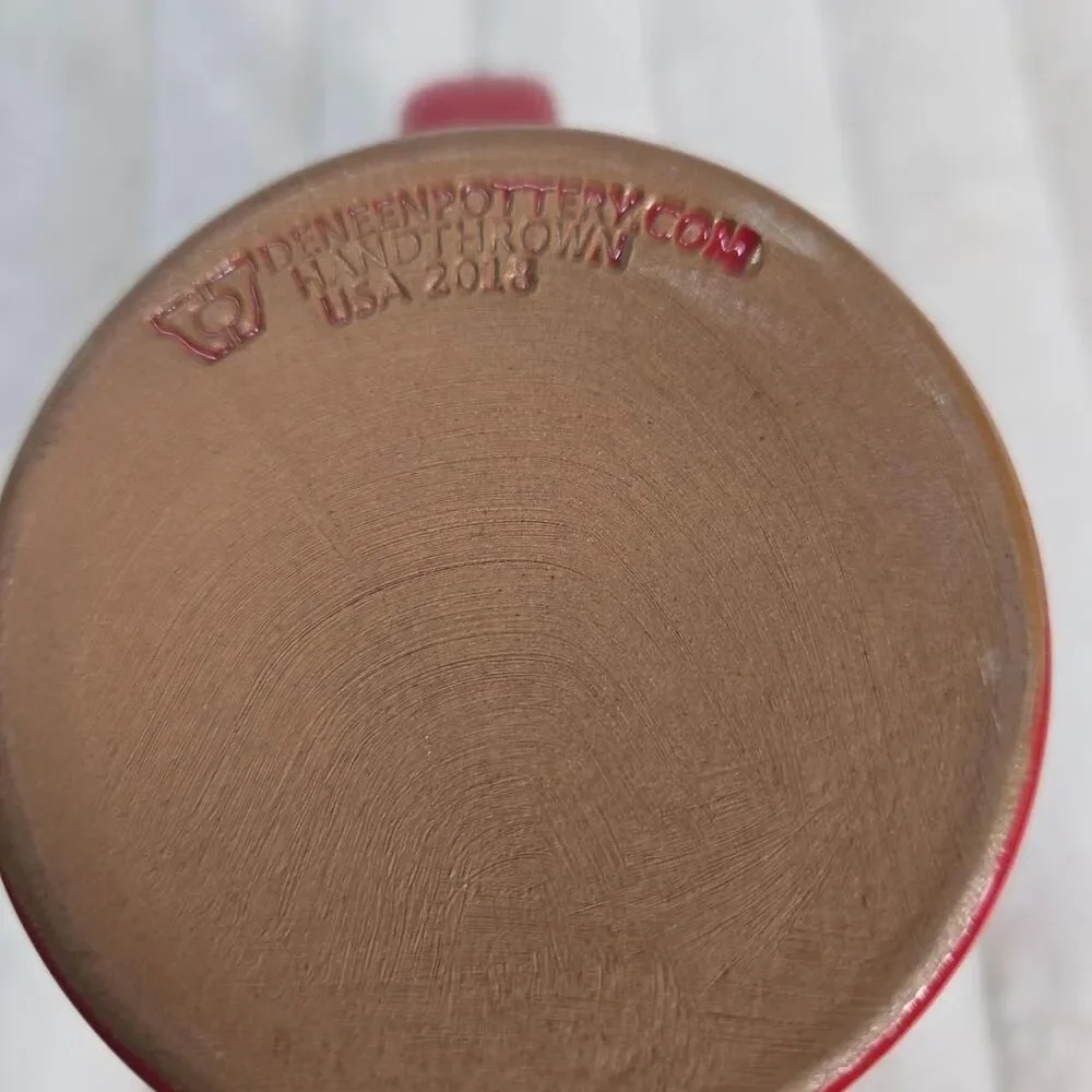 Unbranded Red and Burgundy Dinnerware